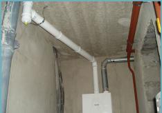 Mga kinakailangan para sa pag-install ng gas boiler chimney