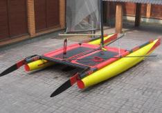DIY inflatable catamarans: অঙ্কন, ফটো, পর্যালোচনা