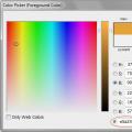 Light green color html.  HTML tutorial.  RGB colors.  Safe palette colors